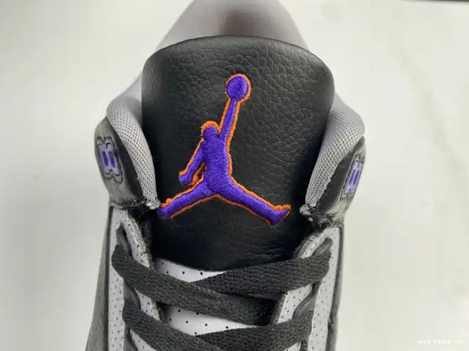 80% Off Sale Black CT8532 Air 3 Court Retro 050 Jordan Purple 0509